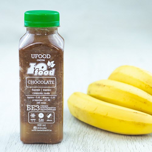 П/П Смузи Бананово-шоколадный 300г 285 ккал